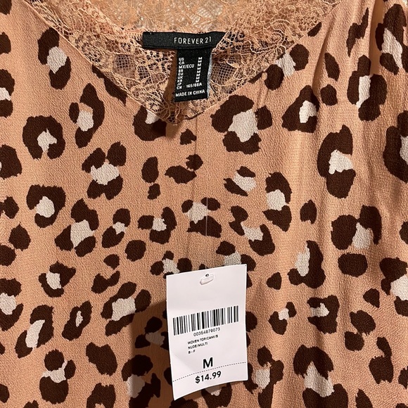 Forever 21 lace cheetah cami - Picture 2 of 4